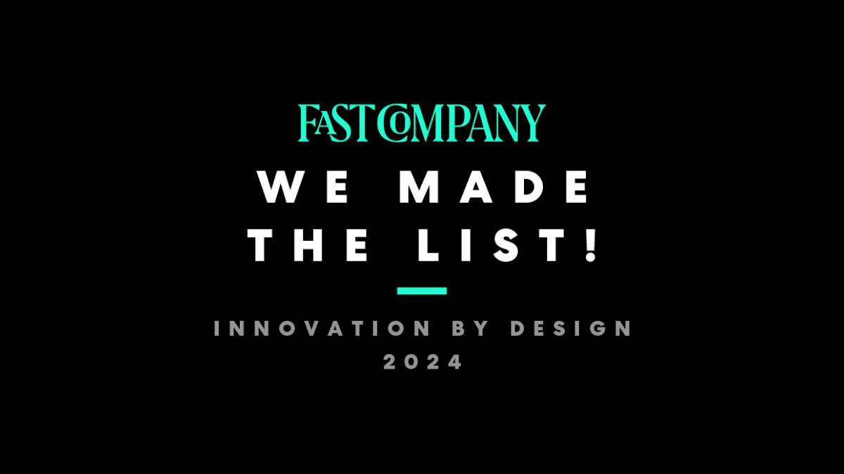 Fast Company Top Innovator Design Award